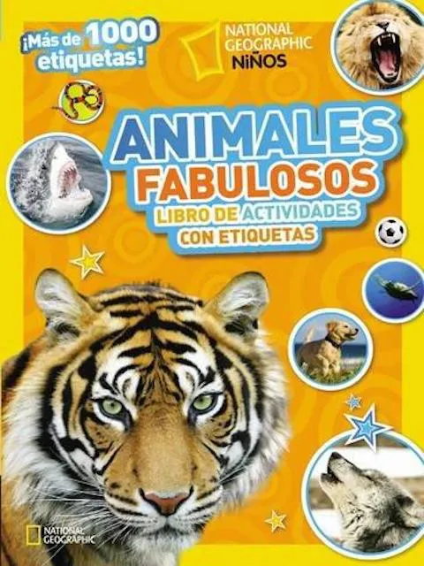 ANIMALES FABULOSOS LIBRO DE ACTIVIDADES CON ETIQUETAS