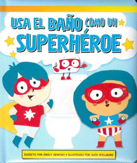 USA EL BANO COMO UN SUPER HEROE