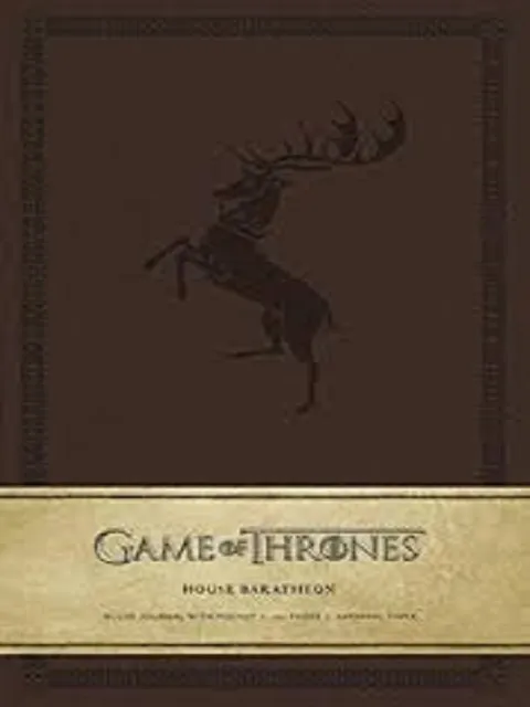 GAME OF THRONES: HOUSE BARATHEON HARDCOVER RULED J